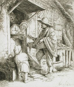 眼鏡販売 作： Adriaen Jansz. van Ostade